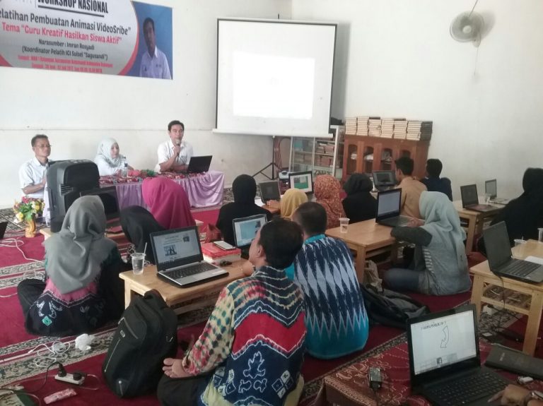 Liburan Sekolah, IGMP Kimia dan IGI Balangan Gelar Workshop Pembuatan Media Pembelajaran “Videoscribe”