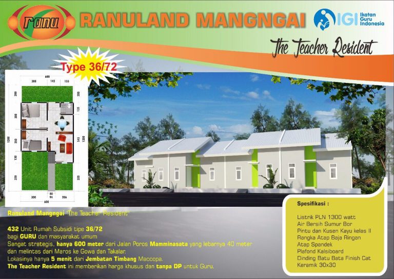 Buruan, IGI Siapkan Rumah Murah Untuk Guru