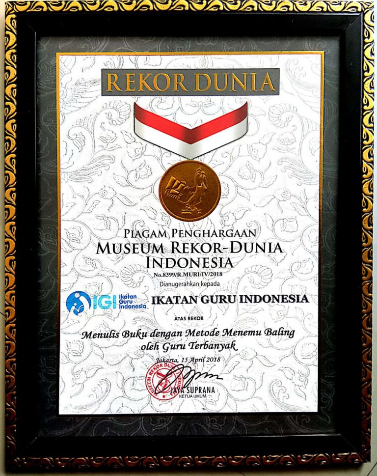 PIAGAM REKOR MURI UNTUK IGI