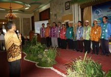 Kibaran Bendera KGI Pada Launching IGI Provinsi Kalimantan Selatan