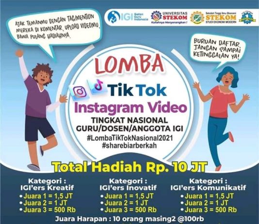 LOMBA TikTok/Instagram Video Tingkat NASIONAL