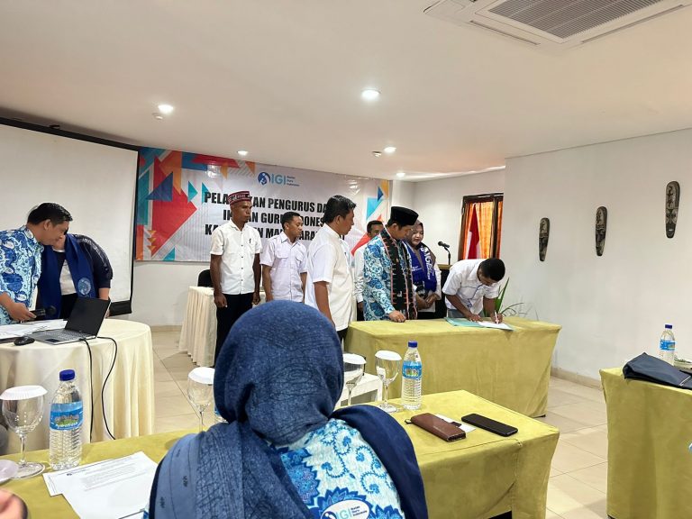 Pelantikan Pengurus IGI daerah Kabupaten Manggarai Barat Provinsi NTT