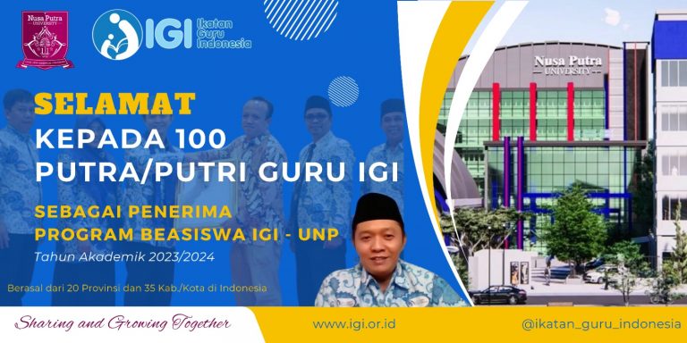 IGI Serahkan 100 orang Penerima ‘Program Beasiswa IGI-NPU’
