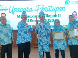 Ketua Umum IGI Danang Hidayatullah Hadiri Penutupan Muswil II IGI Sumsel, Sapto Abadi Resmi Pimpin Periode 2026–2031