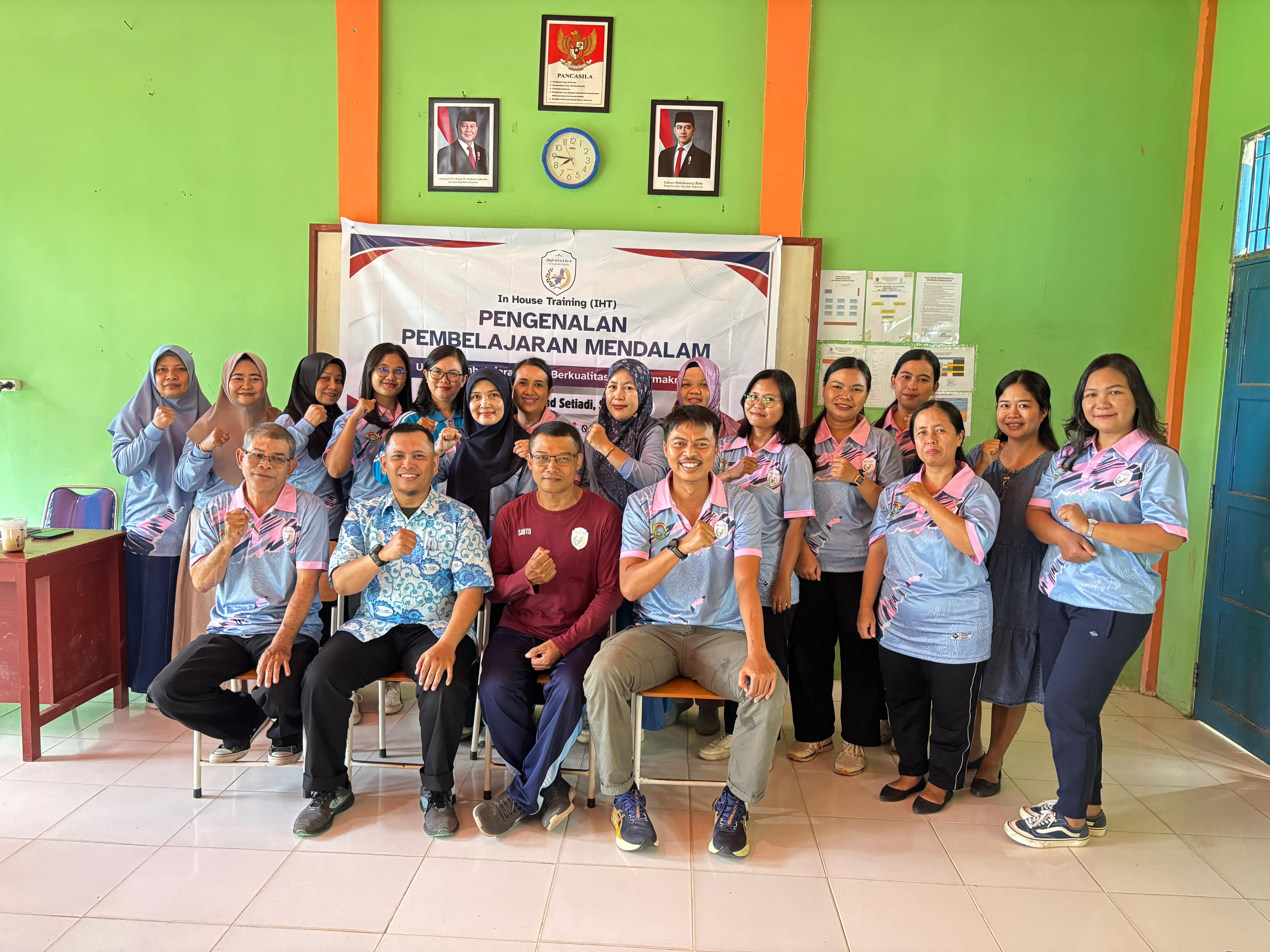 Tingkatkan Kompetensi Guru, SMPN 8 Sekadau Hilir Selenggarakan IHT Pembelajaran Mendalam Bersama IGI Sekadau