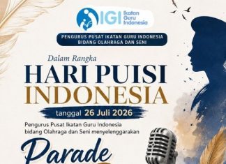 Parade Baca Puisi Daring IGI Semarakkan Hari Puisi Indonesia 2026, Guru dari Berbagai Daerah Bersatu dalam Kata